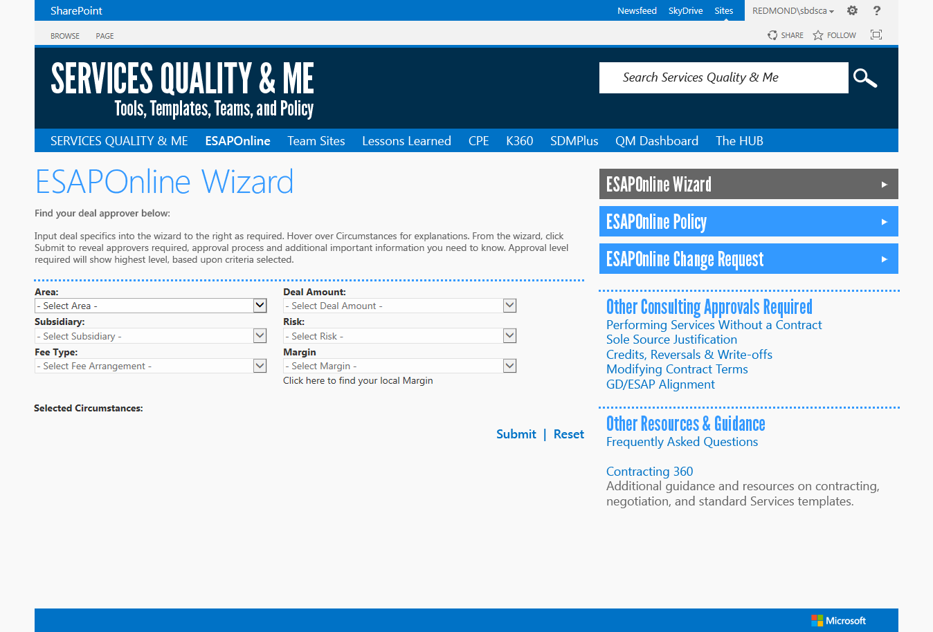 ESAPOnline Wizard